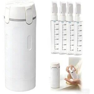 4 in 1 Travel Dispenser Bottle Leakproof Refillable Travel Bottles for Toilet...